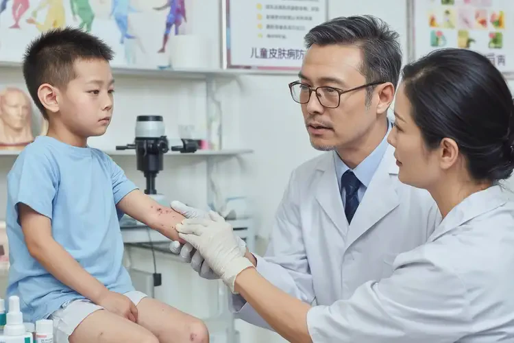 小兒肚子偶爾起濕疹能徹底自愈嗎(圖1)