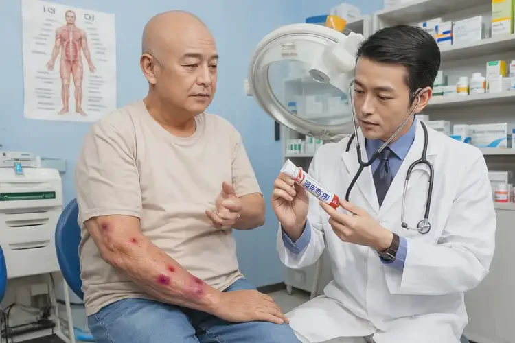 男性全身偶爾起濕疹不管它會自己痊愈嗎(圖1)