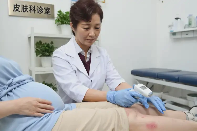 孕婦大腿上偶爾長濕疹不管它會自己痊愈嗎(圖2)