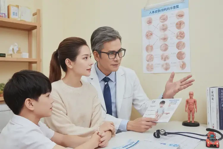 幼兒身上經(jīng)常長濕疹不管它會(huì)自己自愈嗎(圖1)