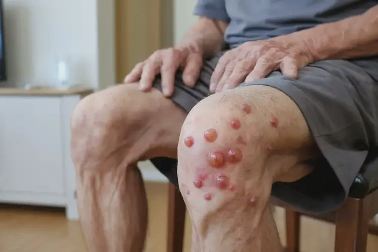 老人大腿上偶爾長濕疹不管它會自己好嗎(圖3)