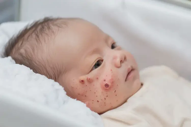 新生兒脖子上容易長(zhǎng)濕疹可以徹底自愈嗎(圖4)