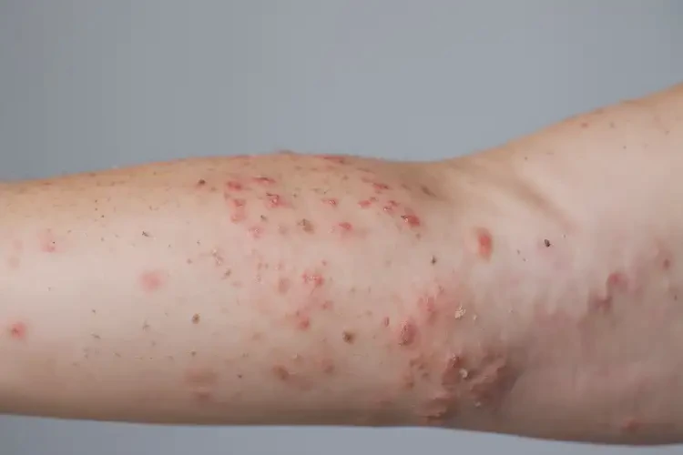 中学生手臂上容易长湿疹能够彻底治愈吗(图4)