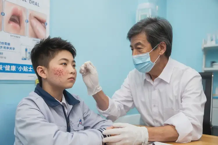 中學(xué)生臉上長(zhǎng)濕疹可不可以徹底自愈(圖1)