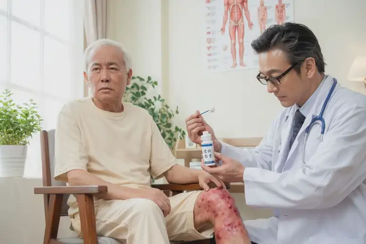 老年人大腿出湿疹能够彻底治愈吗(图3)