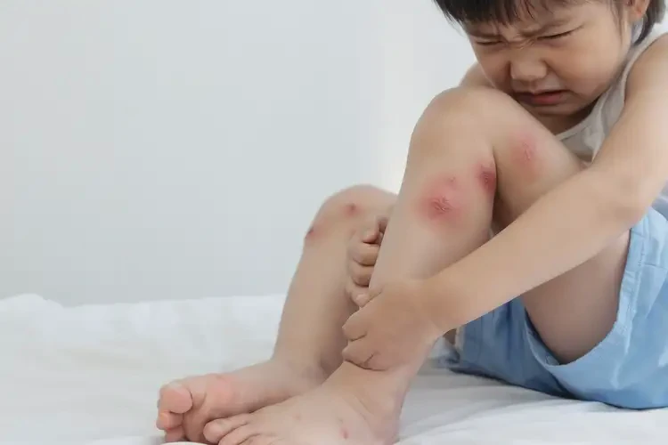 孩子大腿容易起濕疹不管它會(huì)自己好嗎(圖1)