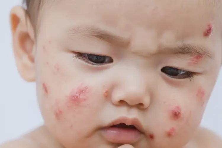 婴儿面部容易起湿疹不管它会自己痊愈吗(图4)