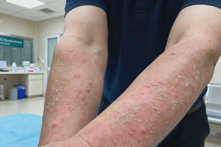 男性四肢起濕疹不管它會(huì)自己好嗎(圖3)