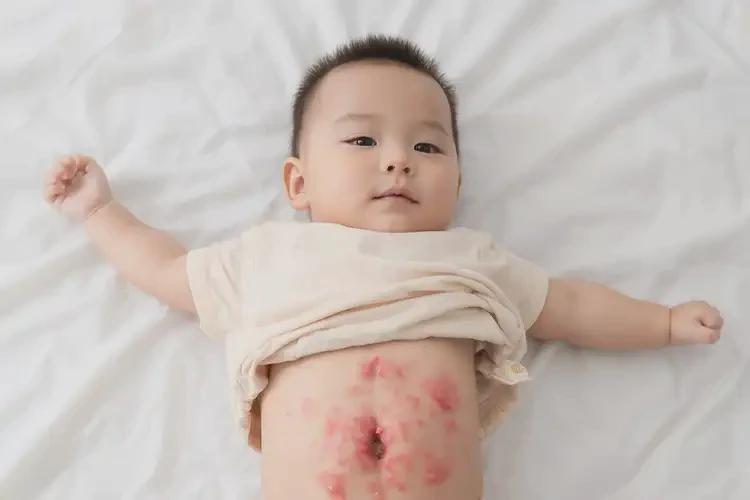 兒童肚子偶爾起濕疹可不可以徹底自愈(圖3)