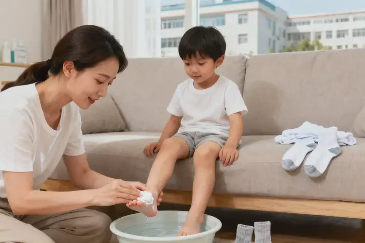 孩子腳上容易起濕疹可以徹底自愈嗎(圖3)