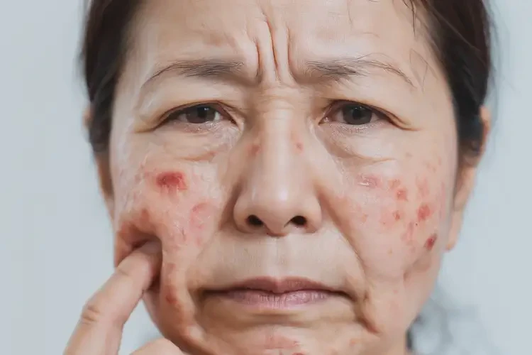 男人面部經(jīng)常長濕疹不管它會自己好嗎(圖4)