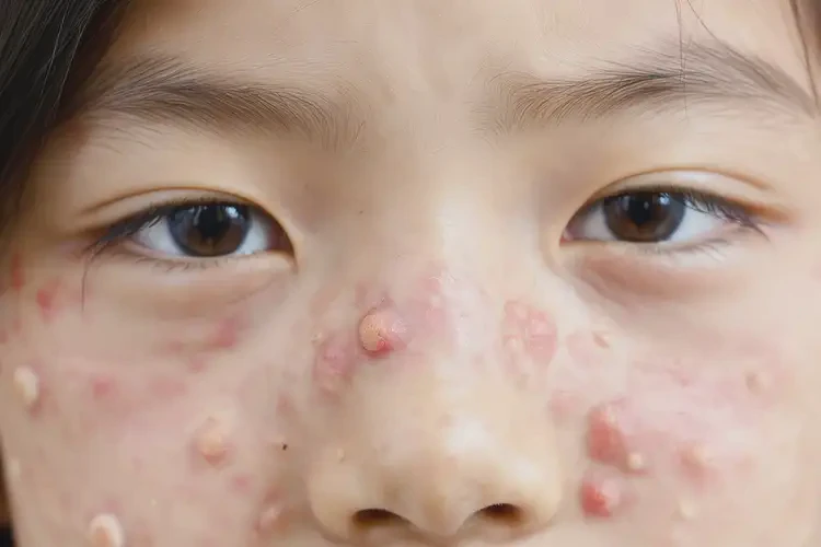 大学生脸上出湿疹不管它会自己自愈吗(图4)