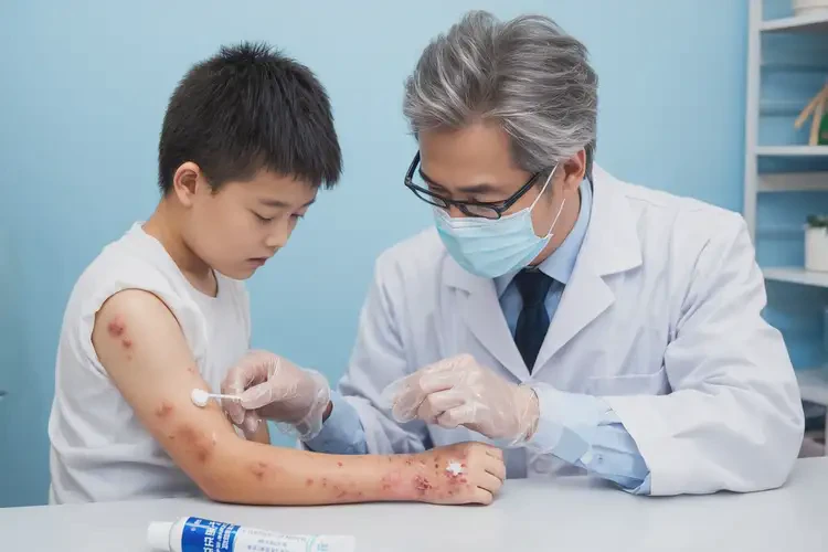 少兒手臂偶爾長(zhǎng)濕疹不管它會(huì)自己好嗎(圖3)