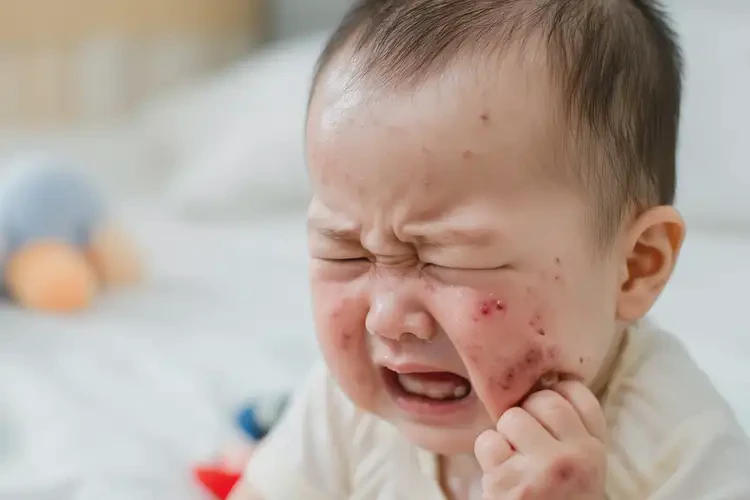 小孩身上偶爾起濕疹不管它會(huì)自己好嗎(圖4)