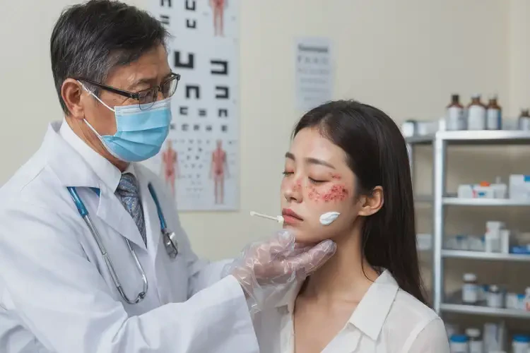 產婦臉上長濕疹不管它會自己自愈嗎(圖3)