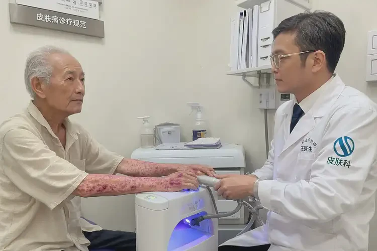 高齡老人手上長濕疹能夠徹底治愈嗎(圖2)