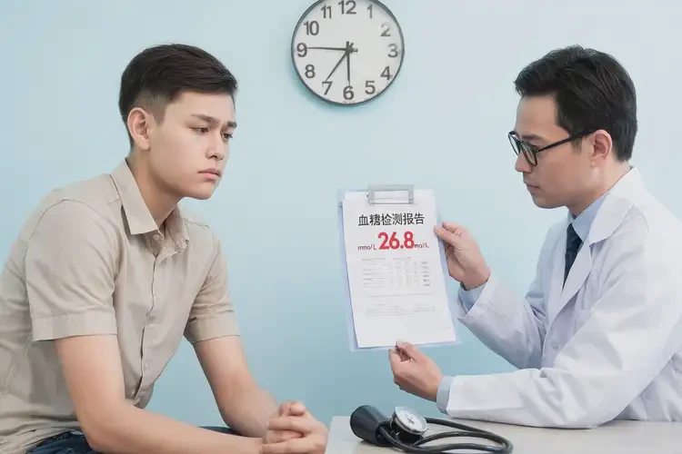 年輕人晚上血糖26(圖1)