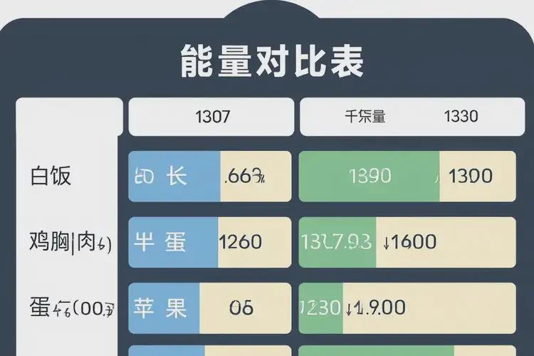 1307千焦相当于多少食物(图1)