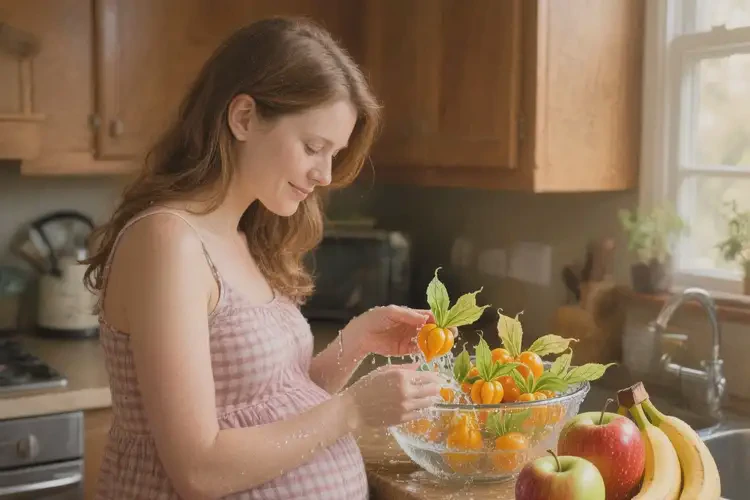 懷孕50天吃燈籠果可以嗎(圖1)