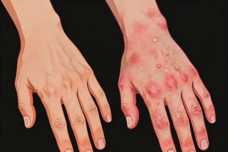 青年人手上容易長濕疹能夠徹底治愈嗎(圖3)