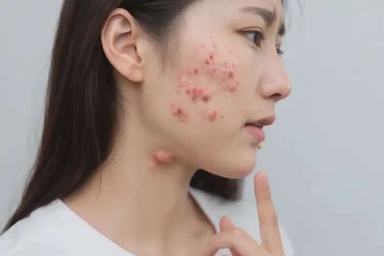 女生脖子偶爾長(zhǎng)濕疹不管它會(huì)自己好嗎(圖4)