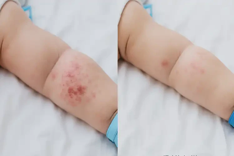 婴儿手臂起湿疹能彻底自愈吗(图1)