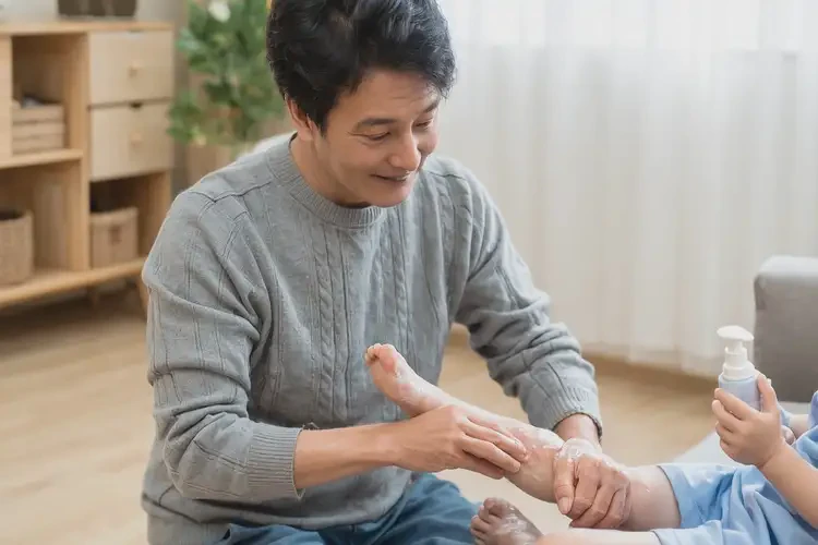 小孩小腿起湿疹能彻底自愈吗(图2)