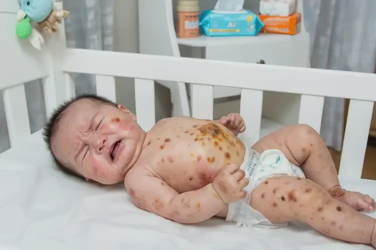 孩子肚子偶爾起濕疹不管它會自己自愈嗎(圖2)