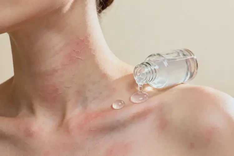 女人脖子上經(jīng)常長濕疹能夠徹底治愈嗎(圖2)