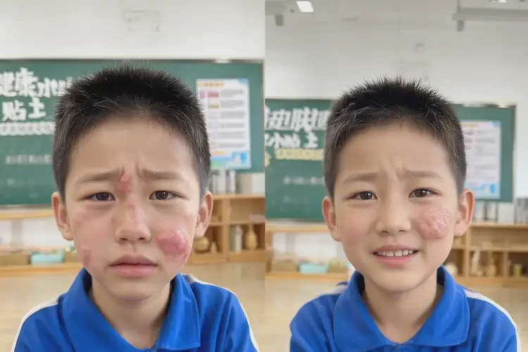 小學(xué)生面部起濕疹不管它會(huì)自己自愈嗎(圖3)
