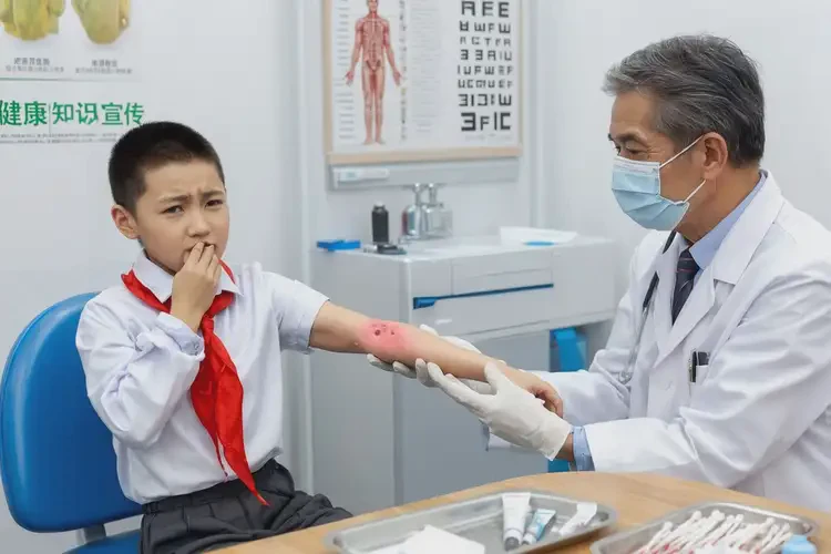 小學(xué)生身上偶爾長濕疹可不可以徹底自愈(圖2)