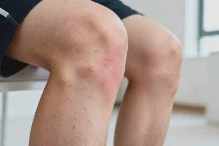 青年人大腿經(jīng)常長(zhǎng)濕疹可以徹底自愈嗎(圖1)