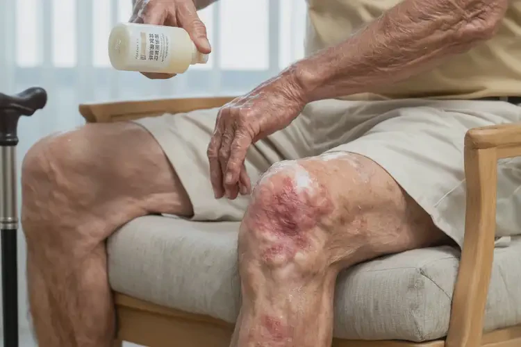 老年人大腿有湿疹不管它会自己自愈吗(图3)