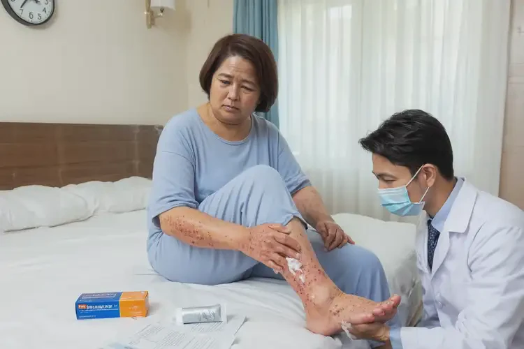 產(chǎn)婦腳上出濕疹不管它會自己痊愈嗎(圖3)