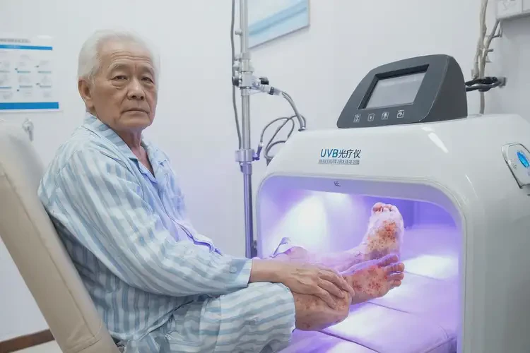 老年人腳上起濕疹可不可以徹底自愈(圖1)