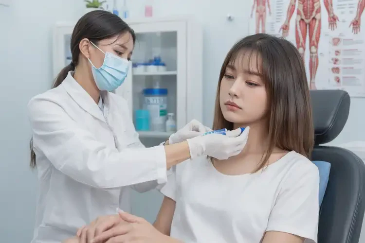 女人脖子容易長(zhǎng)濕疹不管它會(huì)自己痊愈嗎(圖3)