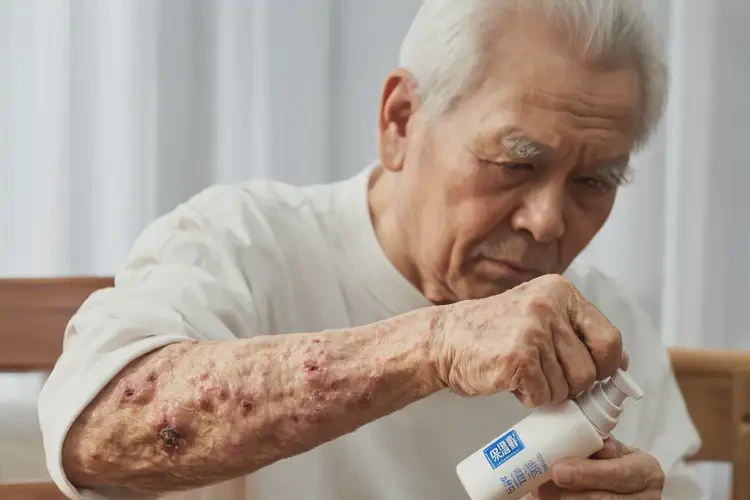 高齡老人手臂上容易長(zhǎng)濕疹不管它會(huì)自己好嗎(圖3)
