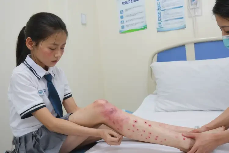 中學(xué)生大腿上有濕疹能夠徹底治愈嗎(圖4)