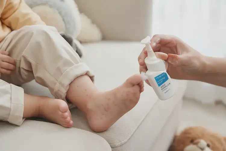 兒童腳上有濕疹能徹底自愈嗎(圖3)