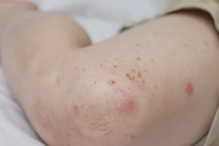 兒童腳上有濕疹能徹底自愈嗎(圖4)