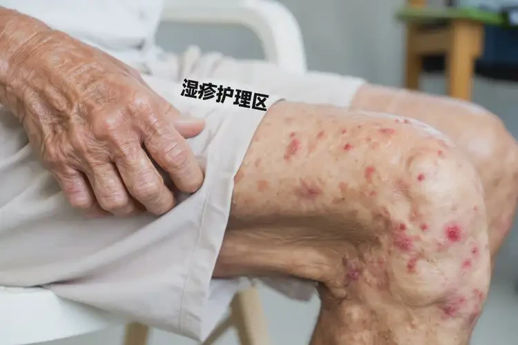 老年人大腿有湿疹不管它会自己自愈吗(图4)