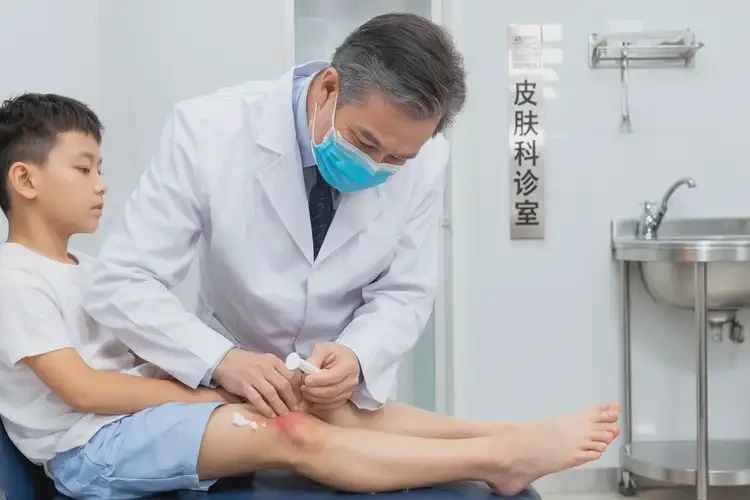 兒童大腿長濕疹不管它會自己好嗎(圖3)