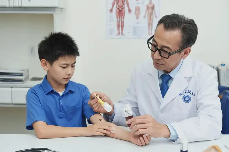 小学生手臂上经常起湿疹不管它会自己好吗(图3)