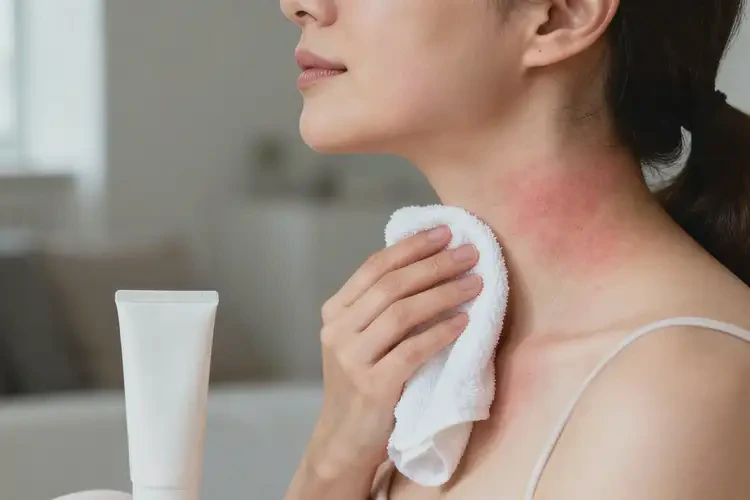 哺乳期媽媽脖子有濕疹不管它會(huì)自己痊愈嗎(圖4)