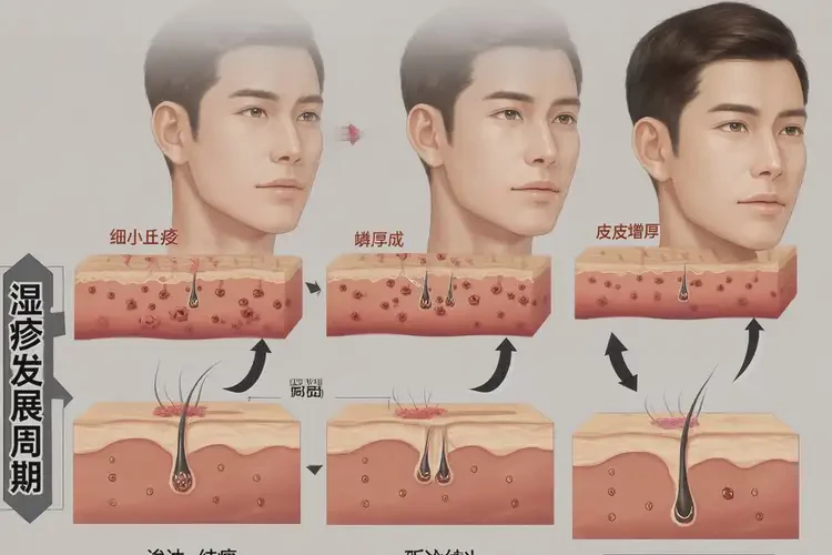 青年人大腿上長濕疹可以徹底自愈嗎(圖4)