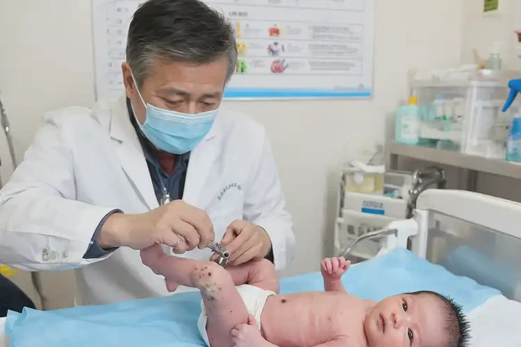 新生兒小腿出濕疹不管它會自己自愈嗎(圖1)