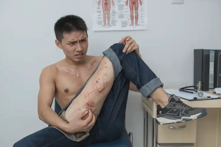 青年人大腿上經(jīng)常起濕疹不管它會(huì)自己痊愈嗎(圖4)