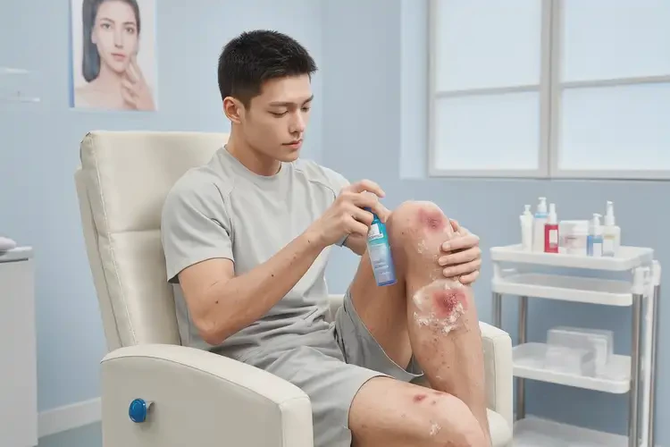 青年人小腿偶爾起濕疹可以徹底自愈嗎(圖3)