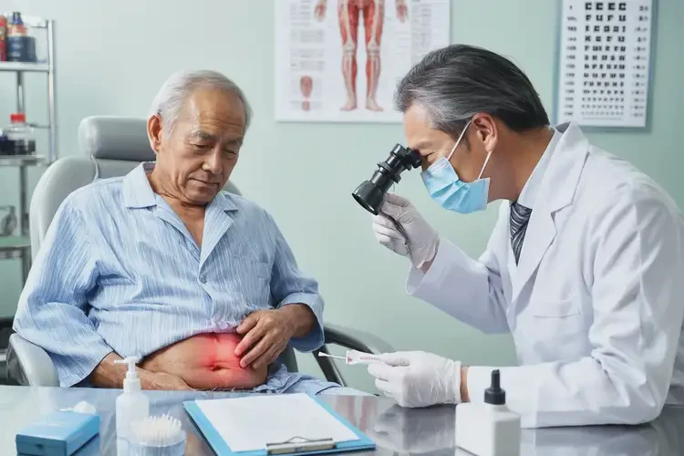 老年人肚子偶爾起濕疹不管它會(huì)自己痊愈嗎(圖1)