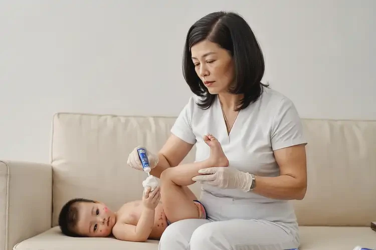 嬰幼兒小腿容易起濕疹不管它會(huì)自己自愈嗎(圖3)